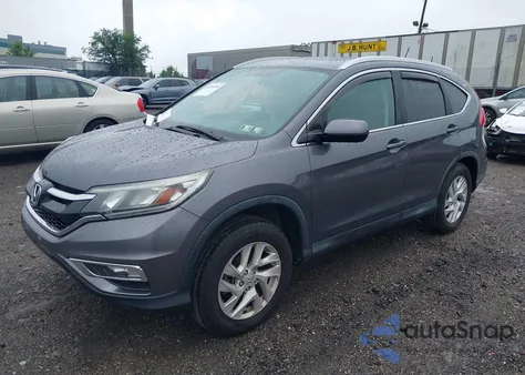 2015 Honda Cr-V Ex-L из США, поврежденный, VIN 2HKRM4H74FH673924